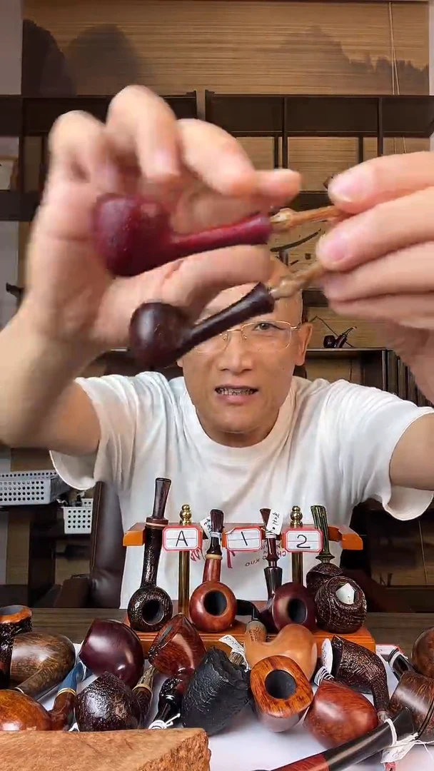 石楠木纯手工意大利石楠木烟斗