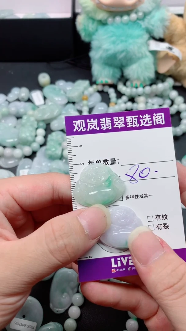翡翠未镶嵌颈饰缅甸天然A货翡翠 保A保天然
