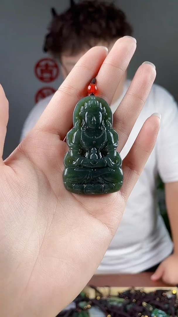 和田玉未镶嵌颈饰拍一发一，多样性发货