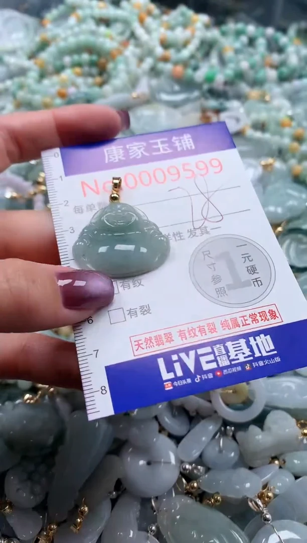 翡翠未镶嵌吊坠(不含链)9599