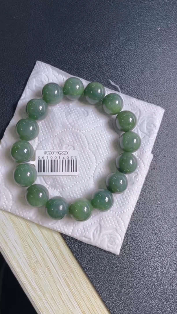 未镶嵌手链翡翠珠串
