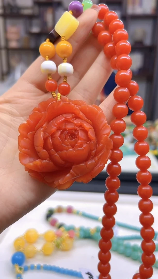 【闪购商品】蜜蜡毛衣链未镶嵌M532