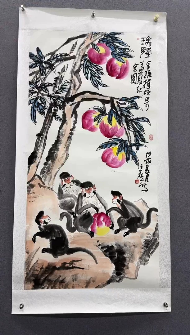 国画王冠人精品作品