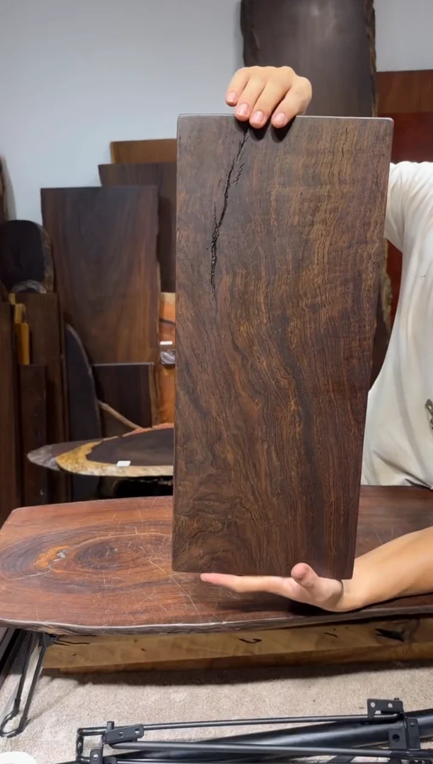 风车木（黑檀木）尺寸52*22*2编号285