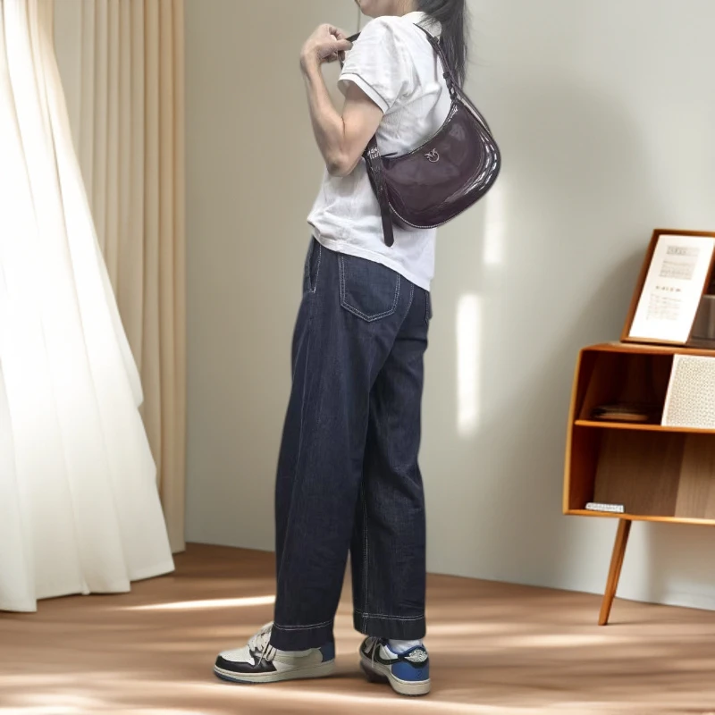 酒红色HOBO斜挎包/PK/a8689