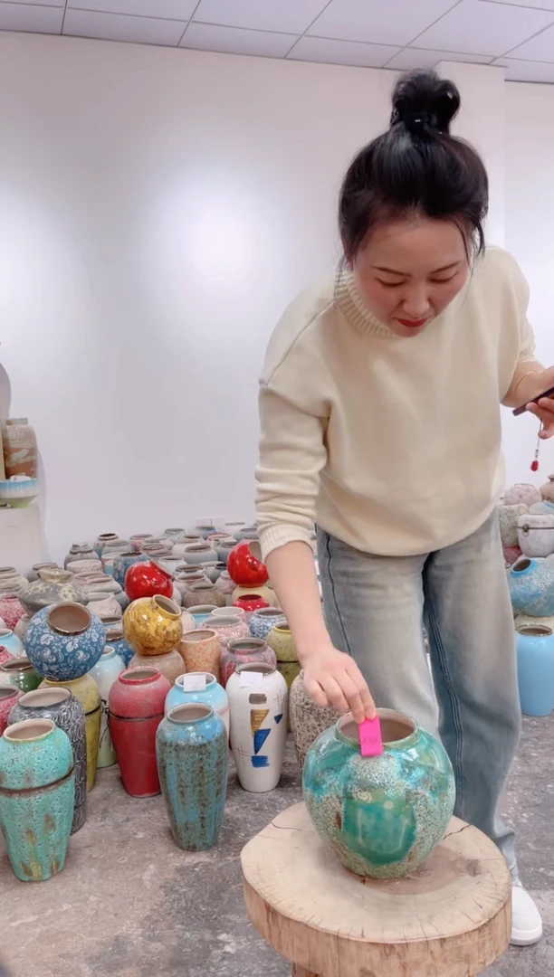 【闪购商品】瓶孤品 微瑕陶瓷花瓶 无花a320
