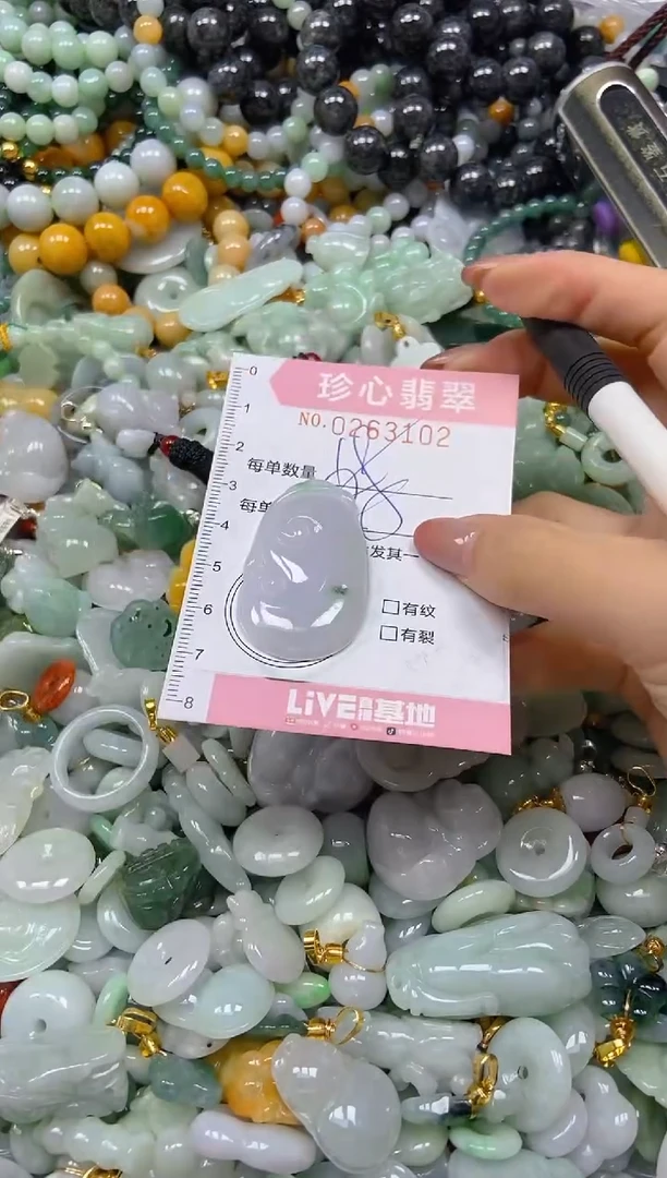 翡翠未镶嵌颈饰闪购0263102多样性发其一