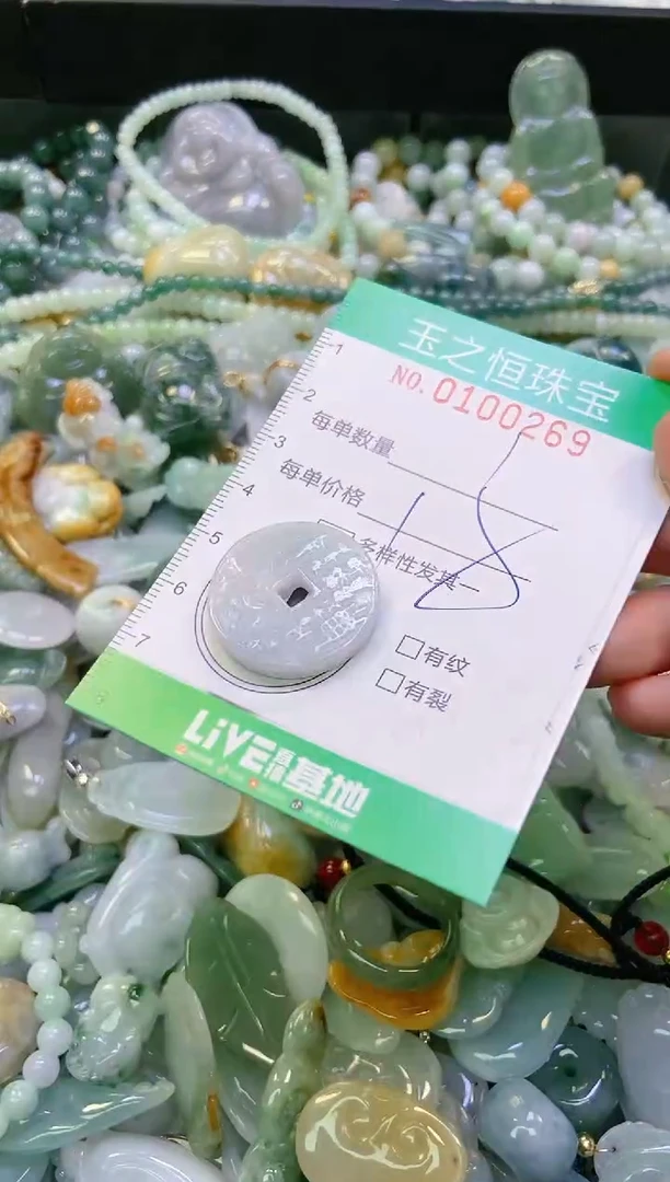 翡翠未镶嵌颈饰闪购0100269