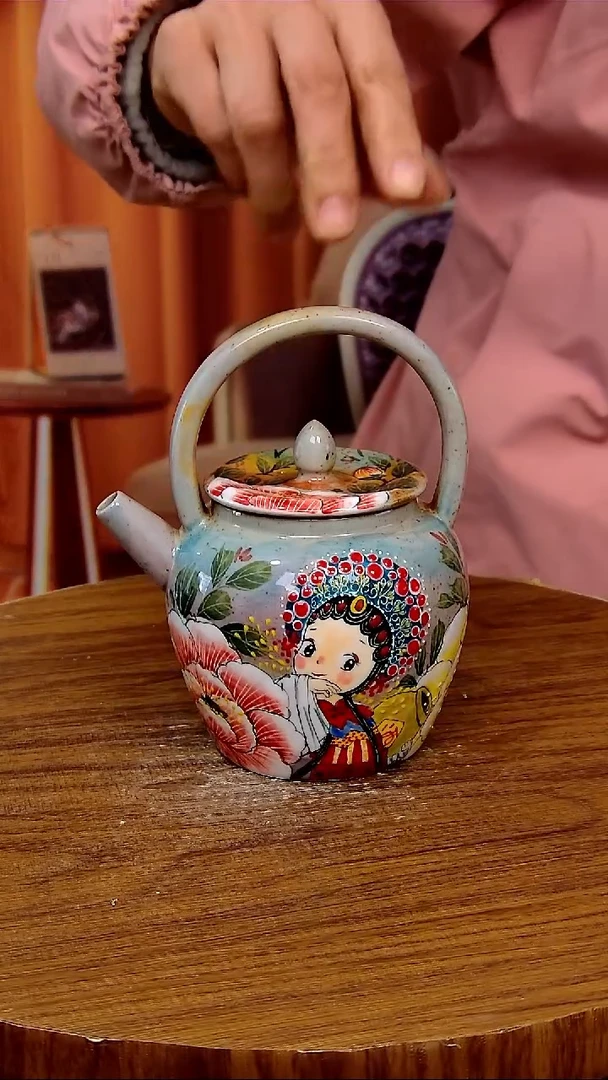 杯子陶景德镇手工手绘釉下彩陶瓷