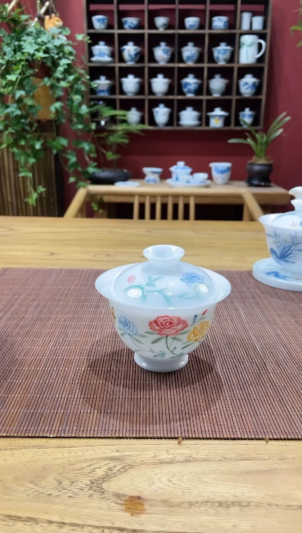 盖碗/杯群芳斋闪购链接(以闪拍图片为准)