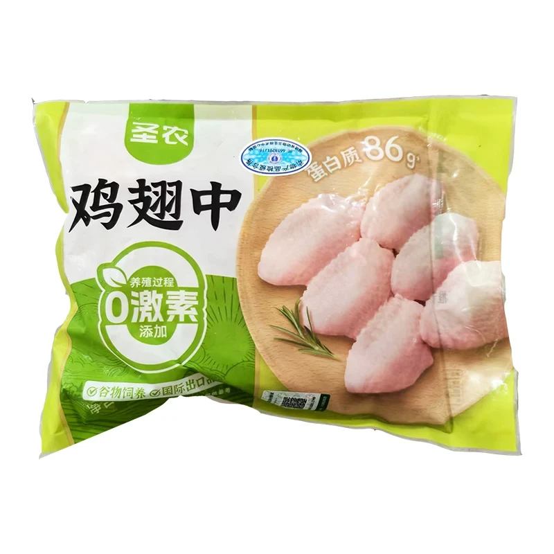 圣农单冻鸡翅中500g
