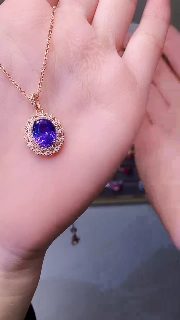 银S925镶嵌珠宝奇石碧玺65