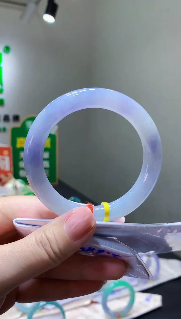 未镶嵌手镯翡翠k31天然缅甸A货翡翠59.4圆条