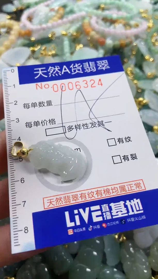 颈饰未镶嵌翡翠天然A货翡翠