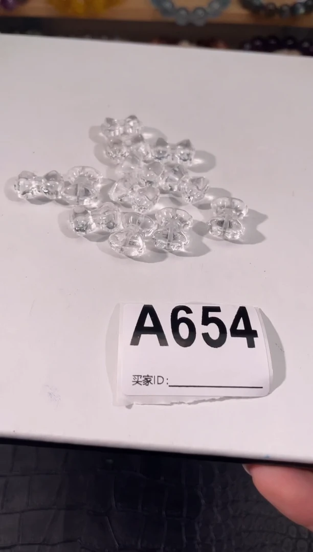 水晶手链未镶嵌A654白水晶蝴蝶结多样性发一