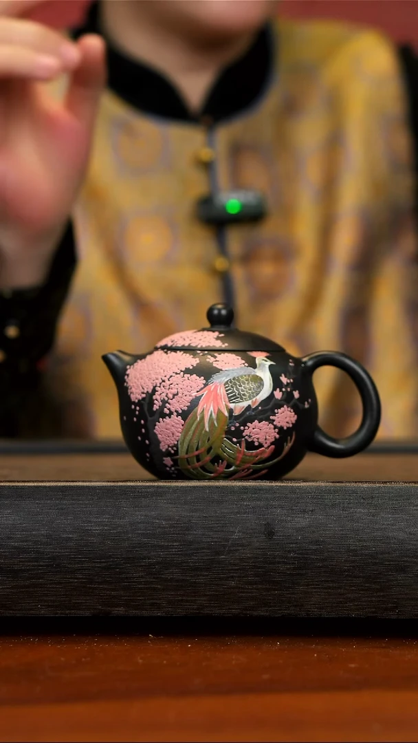 【闪购商品】紫砂茶壶宜兴紫砂  焐灰 凤凰