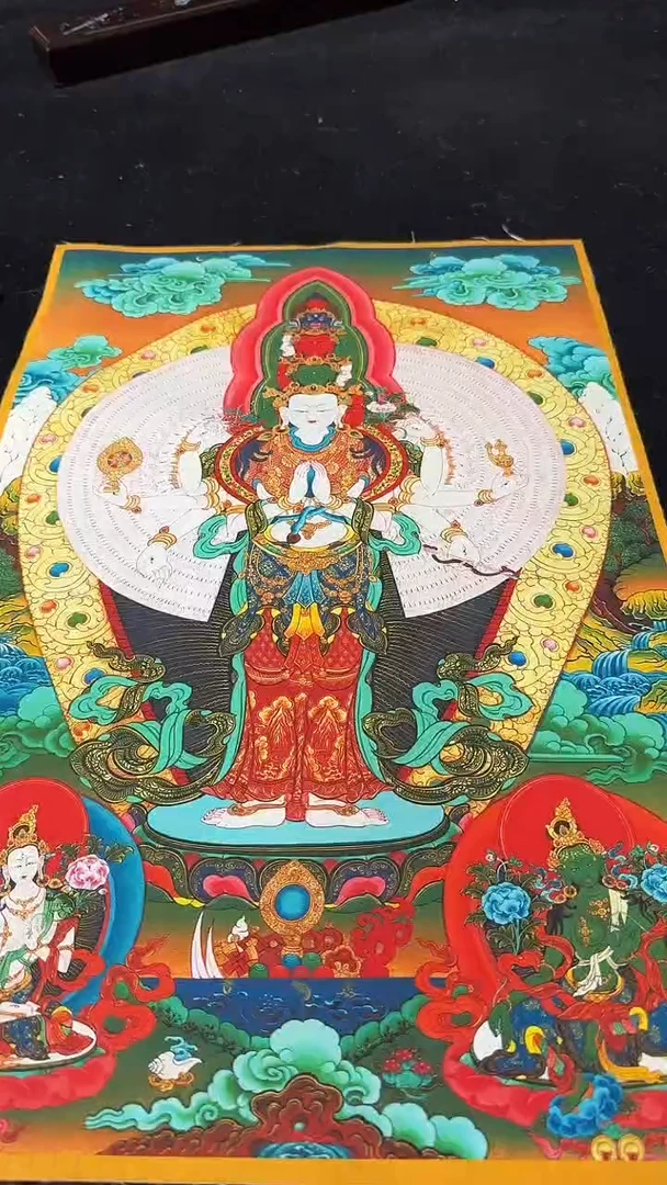 卷轴画藏式珍藏彩绘艺术馆