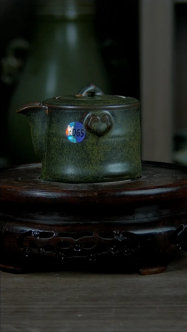 摆件景韵堂茶叶末釉瓷器