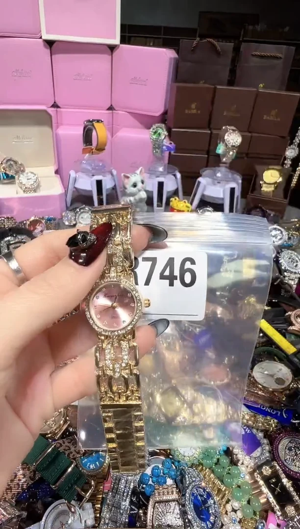 石英机芯不锈钢不锈钢直播定闪专用