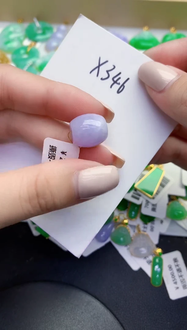 颈饰未镶嵌翡翠缅甸天然翡翠A货