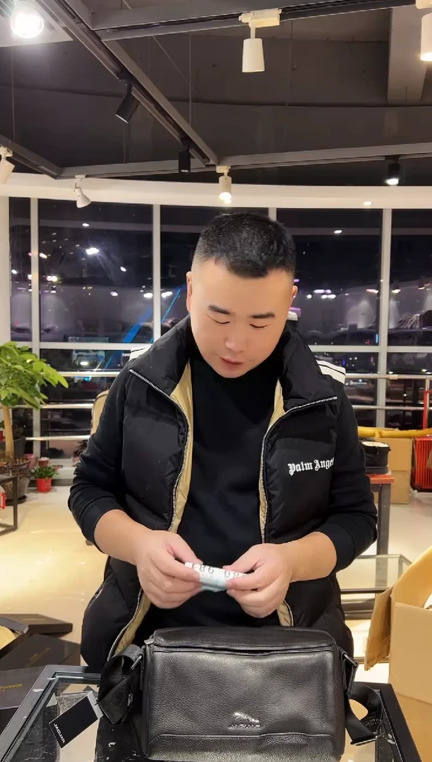 鹿皮（革）韩爵绅士包包皮具980