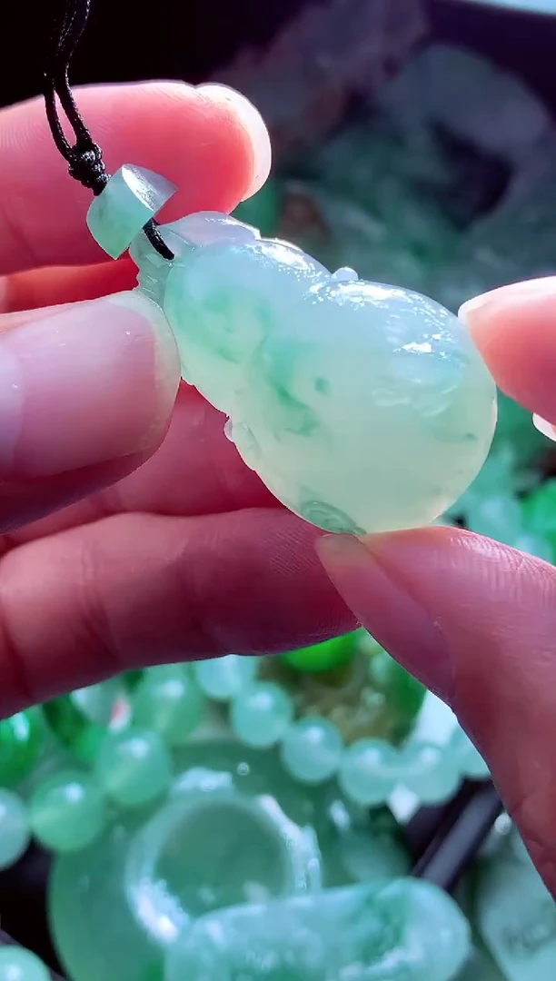 未镶嵌定制翡翠庞**#翡翠毛货定制