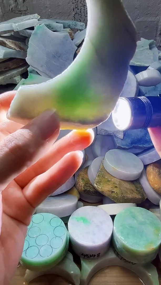 裸石翡翠天然翡翠A货玉 南 960