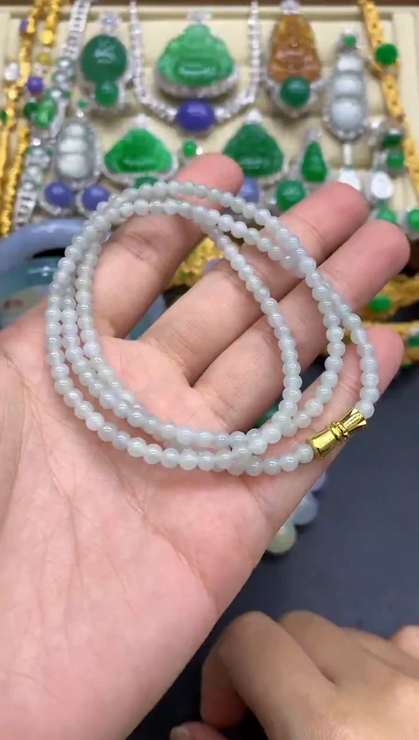 颈饰未镶嵌翡翠87-中国好珍宝