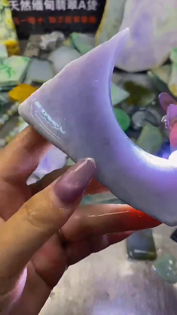 翡翠未镶嵌脚链天然缅甸翡翠A货715