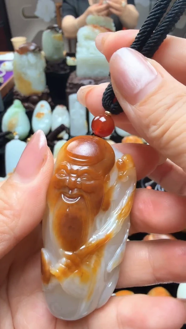 和田玉未镶嵌挂件天然和田玉