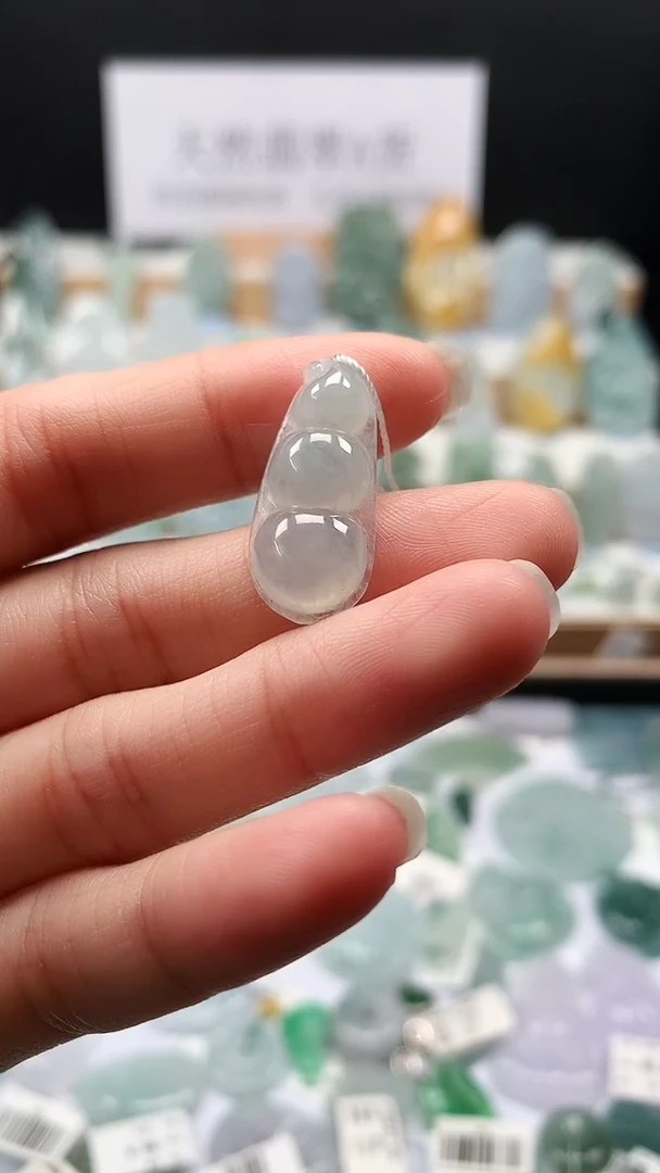 吊坠(不含链)未镶嵌翡翠7福豆