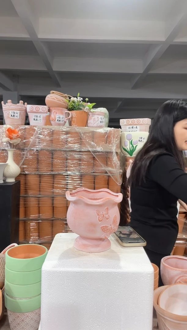 【闪购商品】红陶复古双蝶15-15