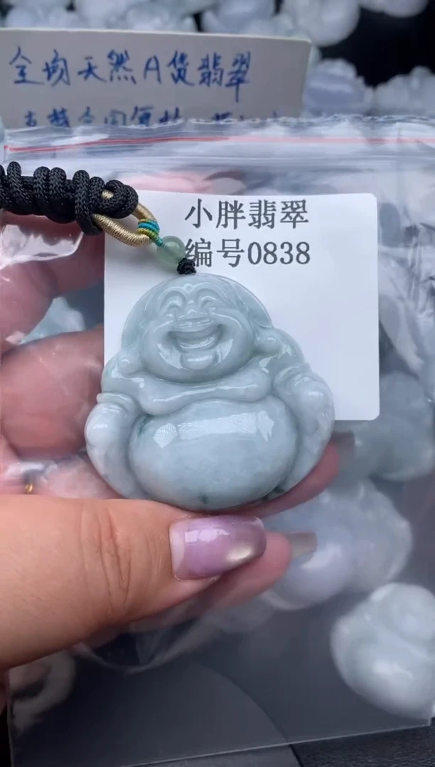 翡翠未镶嵌颈饰缅甸天然A货翡翠0838