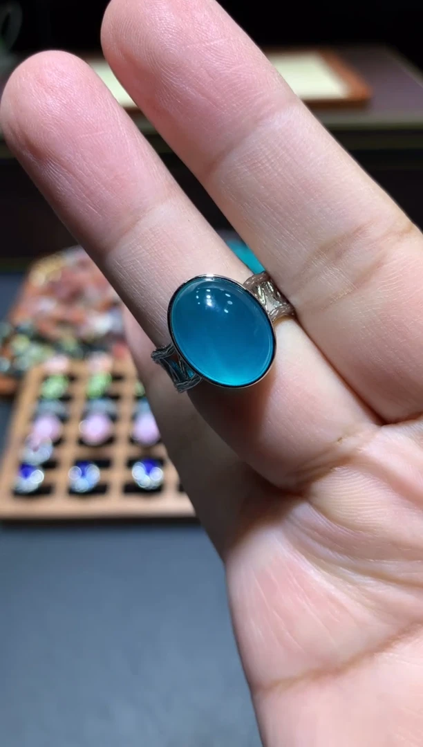 【闪购商品】天河石戒指未镶嵌L14