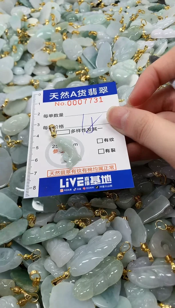 颈饰未镶嵌翡翠纯天然a货翡翠
