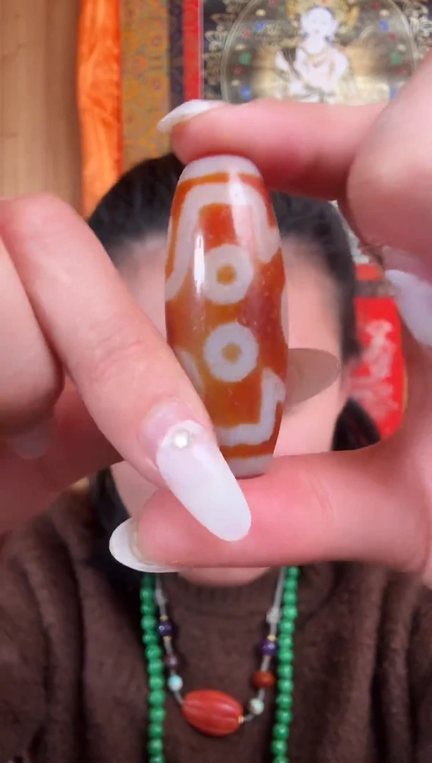 铁合金花岗石藏式风格珠串