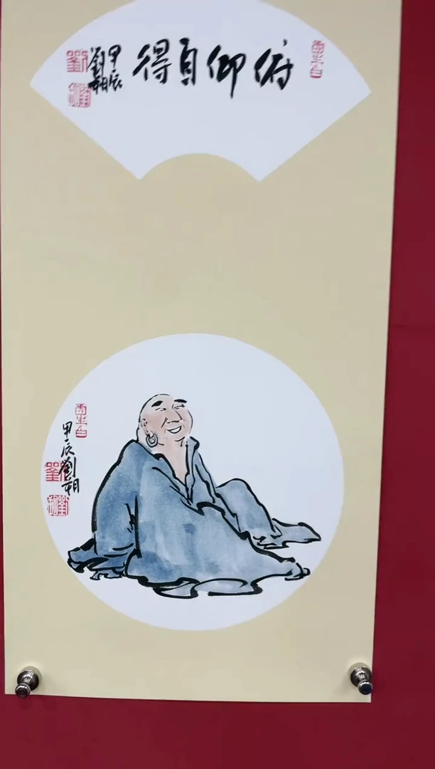 【闪购商品】国画刘朔2平尺卡纸作品  2