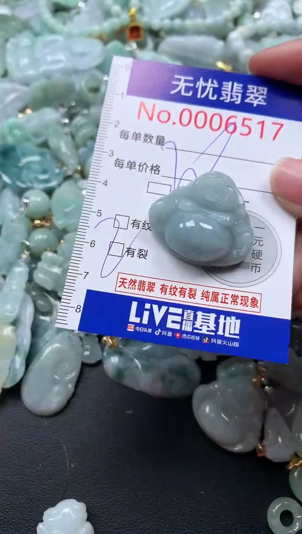 颈饰未镶嵌翡翠6517