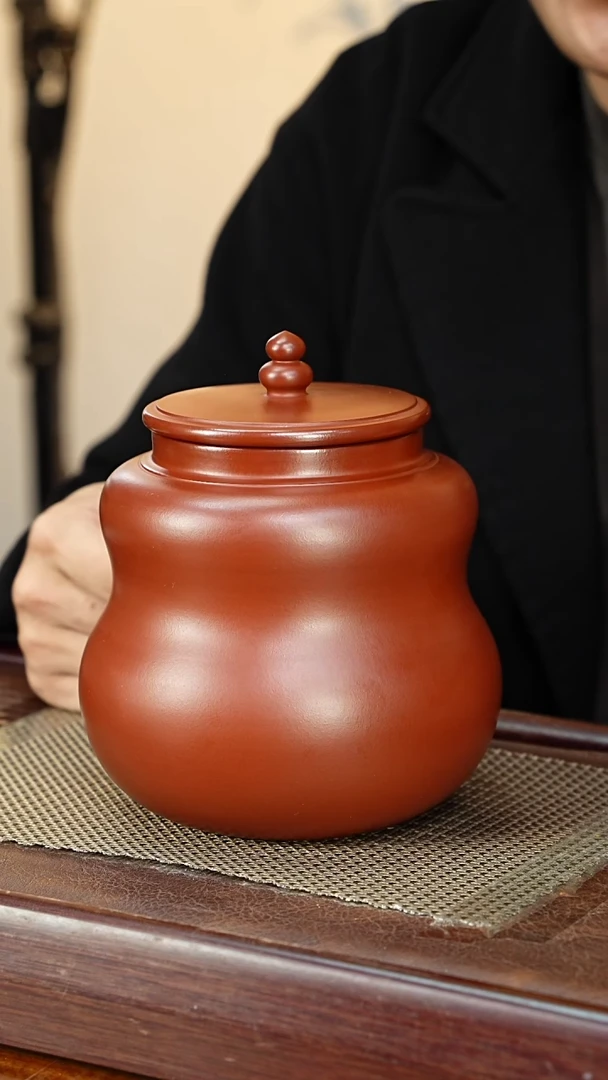宜兴原矿紫砂茶叶罐