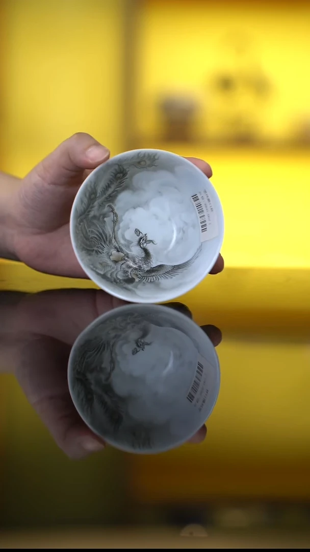 杯一儒堂-墨凤碗杯