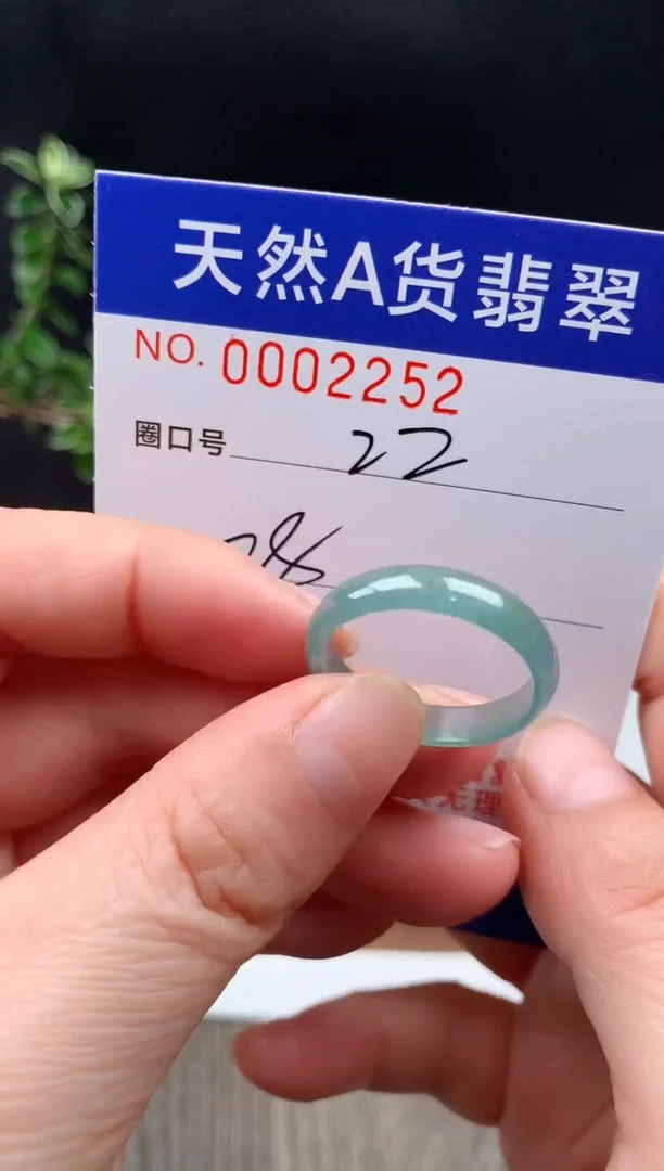 未镶嵌戒指翡翠22#
