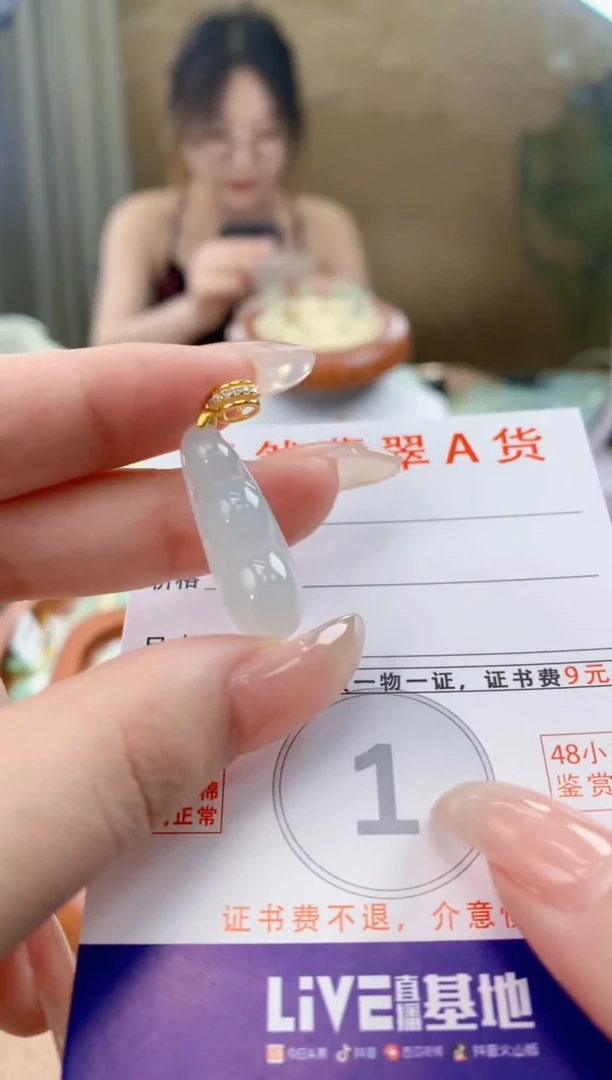 翡翠未镶嵌颈饰天然A货翡翠挂件