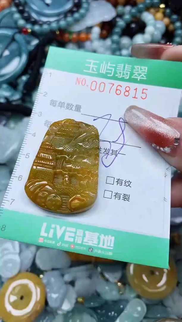 【闪购商品】翡翠颈饰未镶嵌闪购0076815多样性发其一