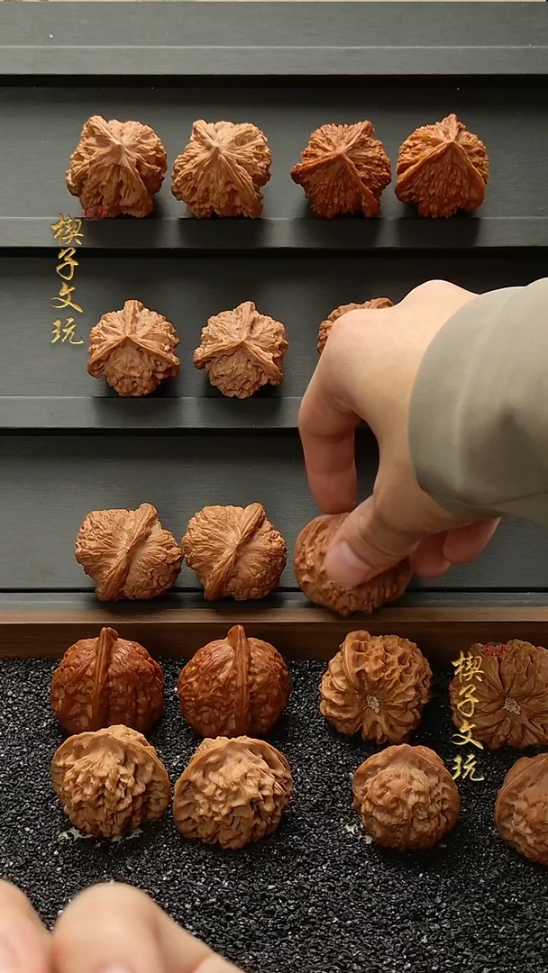 把件文玩核桃怎*43正磨 山地 全品无修