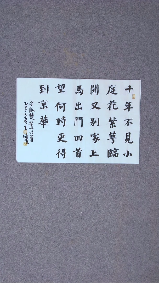 书法王德圣 山东临沂49*34尺寸