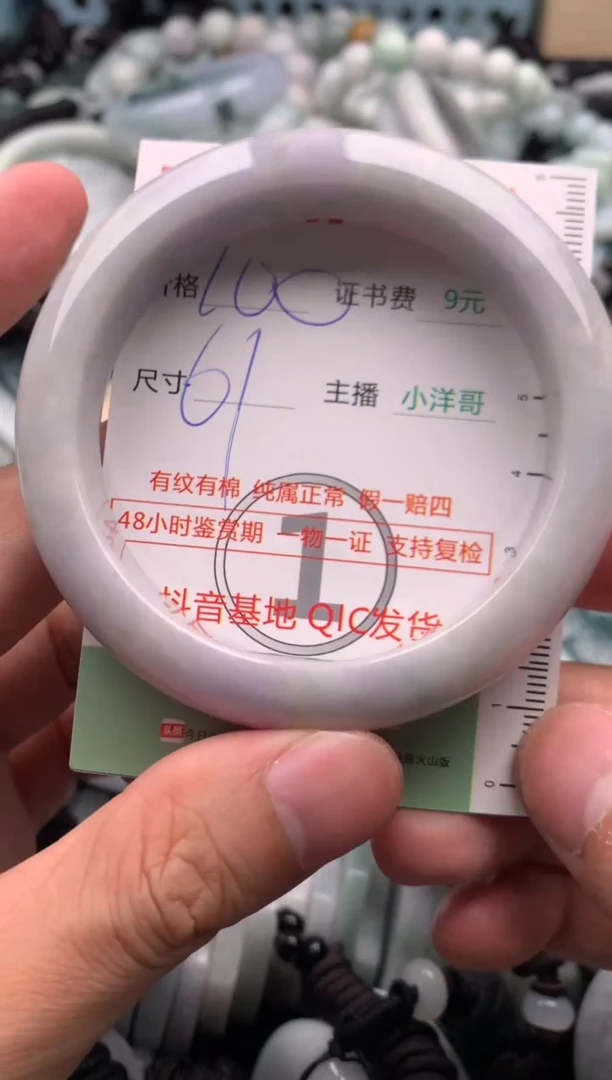 翡翠未镶嵌吊坠(不含链)1