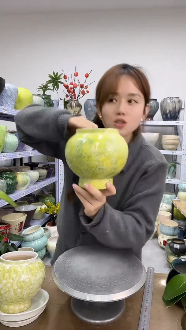 11.27陶瓷花盆直播链接高.     15口12