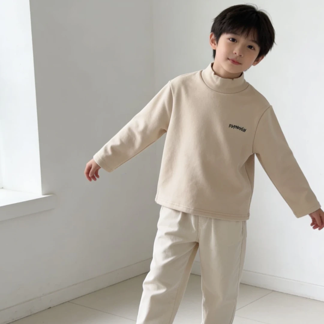 590高端专享老林家冬季打底衫杏色（林）