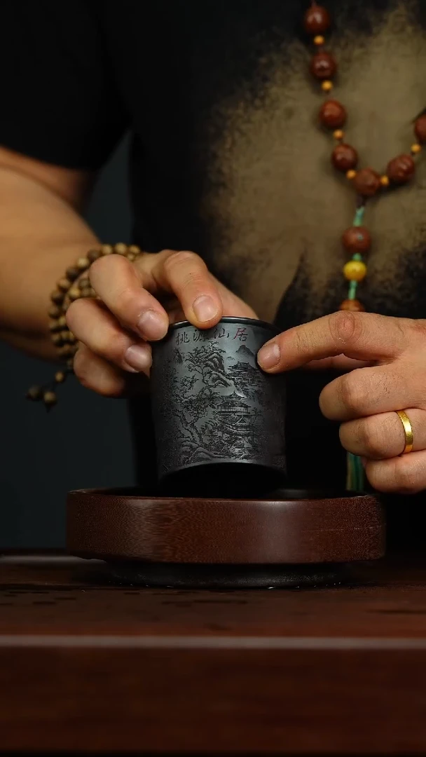 茶壶紫砂R16客杯{石黄}