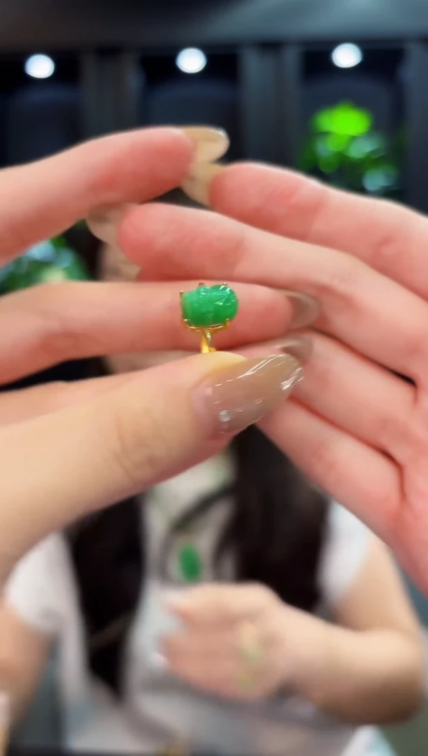 翡翠戒指未镶嵌缅料A货/多样性发货/一件